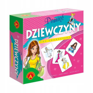 Gra zabawka edukacyjna PAMIĘĆ DZIEWCZYNY od 5 lat
