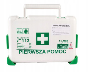 Apteczka Samochodowa Cała Europa Din 13164+ Ustnik