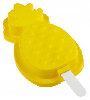 Foremka foremki do lodów na patyku ananas żółty
