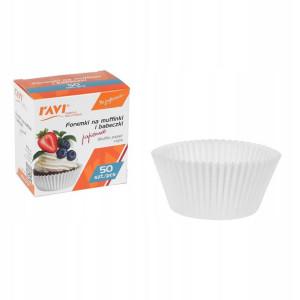 Foremki papilotki papierowe muffinki babeczki 50x