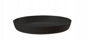 Podstawka pod doniczkę AZALIA 11cm czarna antracyt