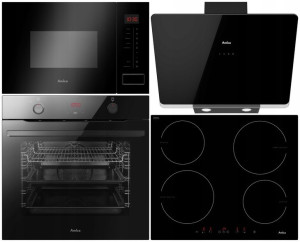 Zestaw Amica Ed37214b + Ammb20e2sgb + Oks6543s