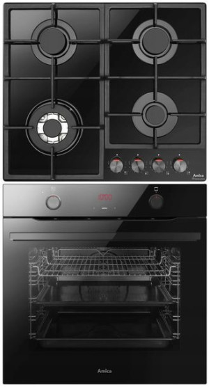 Zestaw Amica Ed37214b X-type + Pgcd6121apfb
