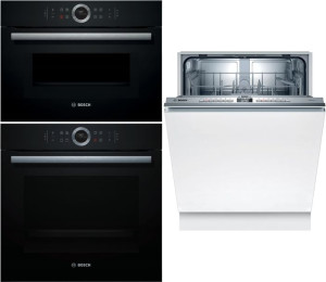 Zestaw Bosch Hbg633bb1 + Cmg633bb1 + Smv4htx37e