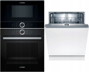 Zestaw Bosch Hbg635bb1 + Bfl634gb1 + Smv4htx37e