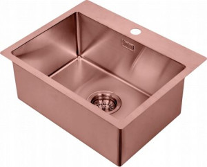 Zlewozmywak stalowy KERNAU KSS V 62 1B COPPER