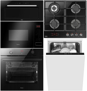 Zestaw Amica Ed37618b + Dim42e6qh + Pgca6121apft