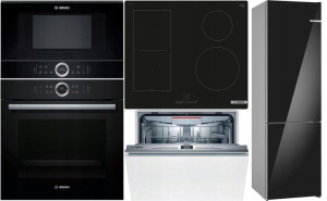 Zestaw BOSCH HBG633BB1 BFL634GB1 SMV4EVX10E Czarny