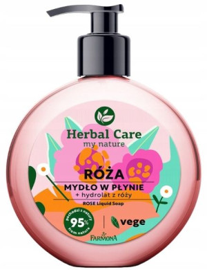 Herbal Care Róża Mydło W Płynie 400 Ml Farmona