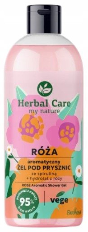 Farmona Herbal Care Żel Pod Prysznic Róża 500ml