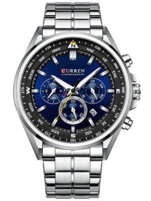 Zegarek Męski Curren 8399 (zc016b) - Chronograf + Box