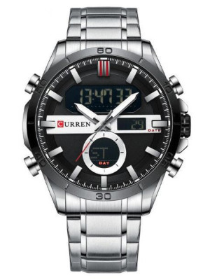 Zegarek Męski Curren 8384 (zc023a) -dual Time +box