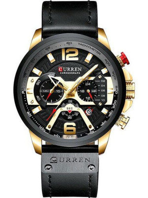 Zegarek Męski Curren 8329 (zc027b) - Chronograf + Box