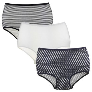 FIGI damskie maxi bikini BAWEŁNIANE Moraj 3-pak XL