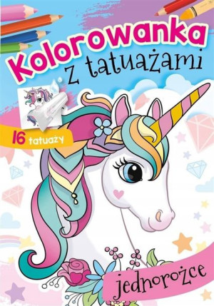 Kolorowanka Z Tatuażami. Jednorożce 16 Tatuaży