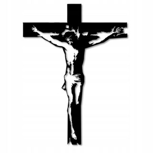Krzyż Z Jezusem Krzyżyk Na Ścianę Drewniany Krzyż