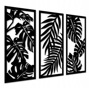 Monstera Panel Ażurowy Dekoracja Ścienna Ozdoba Xl