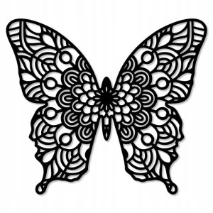 Motyl Na Ścianę 3d Panel Ścienny Z Drewna Motylek