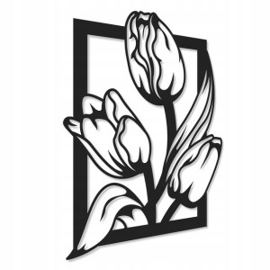 Obraz Ażurowy Panel Ścienny Tulipany Dekoracja 3d