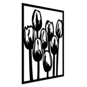 Tulipany Dekoracja Ścienna Panel Na Ścianę Ozdoba
