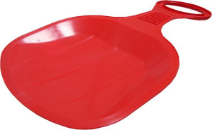 Szufla do zjazdu po śniegu Bingo Red | 51x33cm