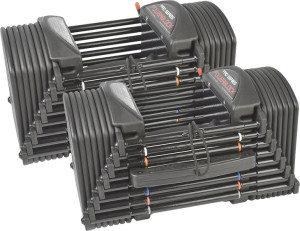 Hantle regulowane PowerBlock® Pro-50 Set | waga 1.1÷22.7kg | para