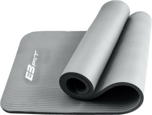 Mata gimnastyczna 180x60x1.5cm EB-FIT NBR szara | z torbą