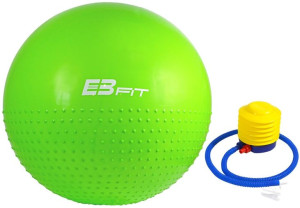 Piłka gimnastyczna halfmassage 65cm EB Fit zielona | z pompką