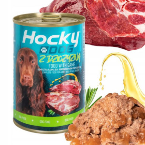 Hocky Dog Mokra Karma Dla Psa Dziczyzna 400g