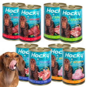 Hocky Dog Mokra Karma Dla Psa Mix Smaków 8x400g
