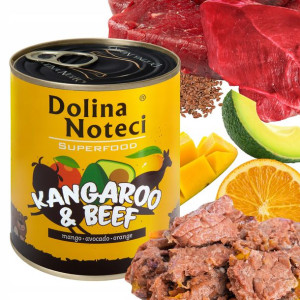 Dolina Noteci Mokra Karma Psa Kangur Wołowina 800g