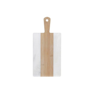 Deska do krojenia DKD Home Decor 38 x 18 x 1 cm Naturalny Biały Marmur