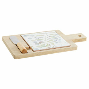 Zestaw do przystawek DKD Home Decor 21,5 x 11,8 x 1,5 cm Naturalny
