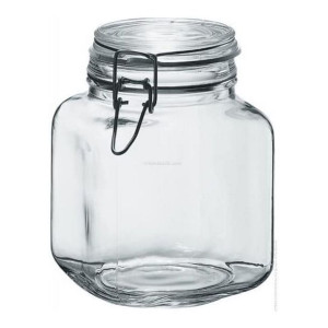 Słoik Borgonovo Przezroczysty Hermetyczny (1,7 L) (12 x 12 x 17 cm)