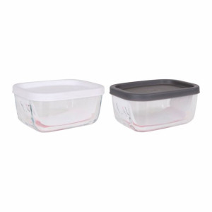 Pojemnik na Lunch LAV Szkło 405 cc (12,2 x 12,2 x 5,8 cm)