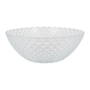 Miska do Sałatki La Mediterránea Diamond Szkło Przezroczysty (Ø 26 x 9 cm)