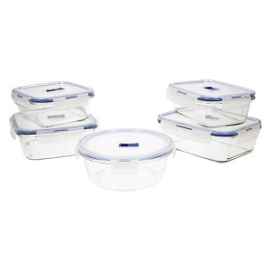 Set Pojemników na Lunch Luminarc Pure Box Active (5 pcs) Szkło (5)