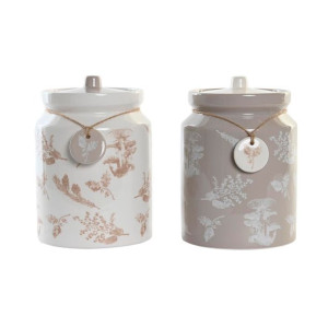 Łódź DKD Home Decor 15 x 15 x 21 cm Dolomite (2 Sztuk)