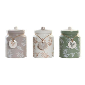 Łódź DKD Home Decor 12 x 12 x 16 cm Dolomite (3 Sztuk)