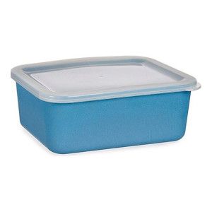 Pojemnik na Lunch Bambus Ciemnoniebieski (14,5 x 7 x 19,5 cm)