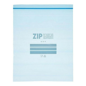 Torba do zamrażania Niebieski Zip (7 L) (10 uds)