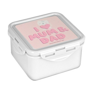 Pojemnik na Lunch Safta Love Różowy Poliuretan (13 x 7.5 x 13 cm)