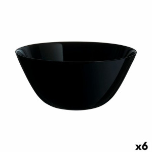 Miska do Sałatki Arcopal Zelie Czarny Szkło (24 cm) (6 Sztuk)