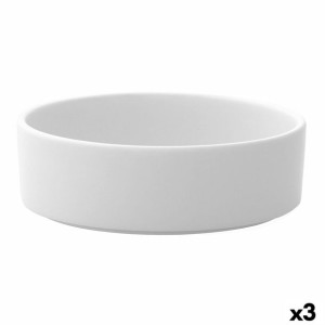 Miska do Sałatki Ariane Prime Ceramika Biały (Ø 21 cm) (3 Sztuk)