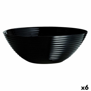 Miska do Sałatki Luminarc Harena Czarny Szkło (Ø 27 cm) (6 Sztuk)