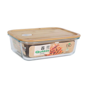 Pojemnik na Lunch Quttin   Prostokątny Bambus 22,5 x 16,9 x 7,5 cm 1,5 L