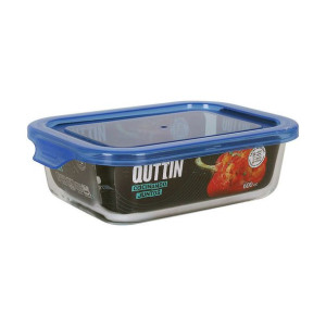 Pojemnik na Lunch Quttin   Prostokątny Niebieski 17,5 x 13 x 5,5 cm 600 ml