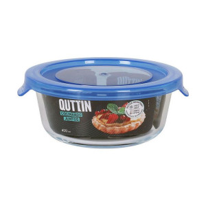 Pojemnik na Lunch Quttin   Okrągła Niebieski 400 ml (Ø 13,5 x 5,5 cm)