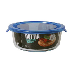 Pojemnik na Lunch Quttin   Okrągła Niebieski 900 ml (Ø 17,7 x 7 cm)