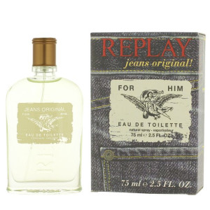 Perfumy Męskie Replay EDT Jeans Original For Him (75 ml)